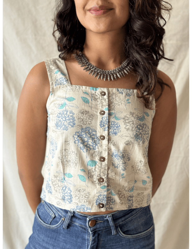 Orchid sleeveless crop top Orchid sleeveless crop top