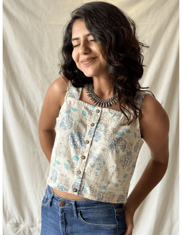 Orchid sleeveless crop top Orchid sleeveless crop top